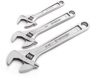 3pc Crescent Adjustable Wrench Set