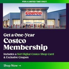 One-Year Costco Gold Star Membership + $40 Costco Card