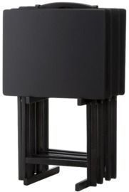 5pc Wood TV Tray Set