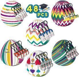 24 Piece Congratulations Cards With Keychains