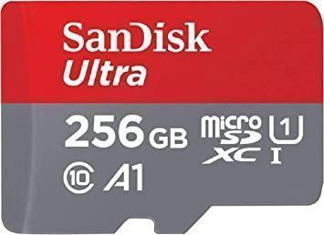 SanDisk 256GB Ultra microSDXC UHS-I Memory Card with Adapter