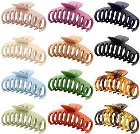 12 PCS Large Hair Clips