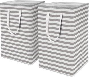 2 Pack of Collapsible Large Laundry Baskets W/Easy Carry Handles
