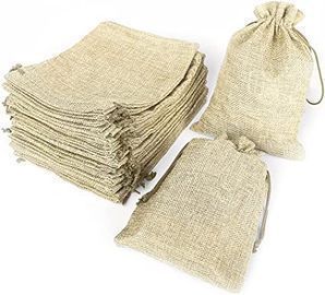 Burlap Gift Bags with Drawstring