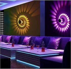 Colorful RGB Spiral Wall Lamp