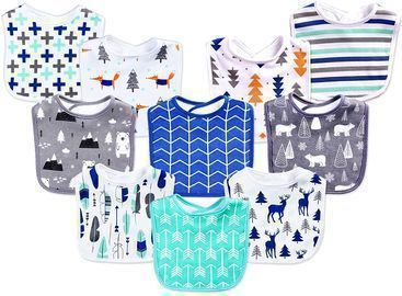 Baby Bibs 10 Pack