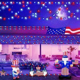 4th of July Lights Decorations