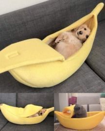 Cozy Pet Banana Bed