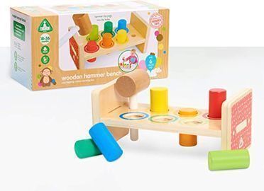 Early Learning Centre Wooden Hammer Bench