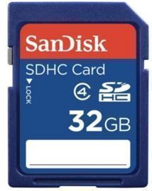 SanDisk 32GB SDHC Flash Memory Card