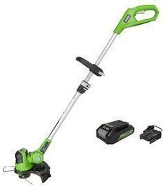 Greenworks 24V 12 inch String Trimmer, 2Ah USB Battery and Charger Included