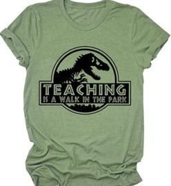 Teaching is A Walk in The Park Shirt