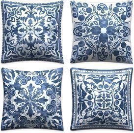 Boho Throw Pillow Covers Set of 4