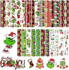 1PC Christmas Grinch Heat Vinyl Transfer