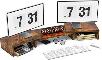 Dual Monitor Riser