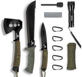 12 Pcs Mossy Oak Camping Tool Set