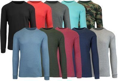Men's Long Sleeve Waffle Thermal Shirt