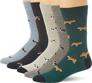 Goodthreads Men's Patterned Socks 5-Pack