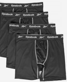 Reebok Men's 4 Pack Performance Boxer Brief