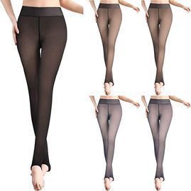 Translucent Warm Fleece Pantyhose