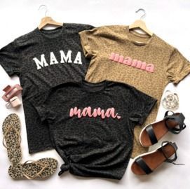 Leopard Puff Graphic Tees