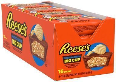 REESE'S Big Cup Chocolate Peanut Butter with Potato Chips -16 Count