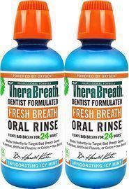 TheraBreath Fresh Breath Dentist Formulated Oral Rinse - 2 Pack