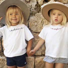 Personalized Kids Neck Detail Tees