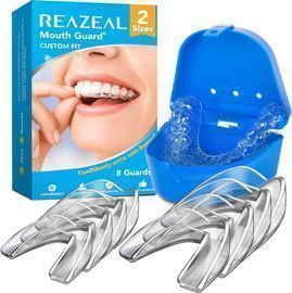 Mouth Guard for Clenching Teeth at Night W/Case (2 Sizes)