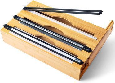 3 in 1 Foil & Plastic Wrap Dispenser with Cutter