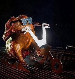 Motorcycle Beer Can Chicken Holder