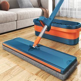 Hands-Free Microfiber Flat Mop