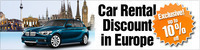 Sixt - 10% Off Car Rentals in Europe