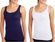 Faded Glory Women's Essential Layering Tank 2-Pack