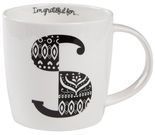 Natural Life Initial Ceramic Mug