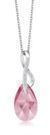 Breast Cancer Awareness Pendant with Swarovski Crystals