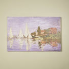 Regatta At Argenteuil By Claude Monet Print Wrapped Canvas