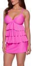 Catalina Women's Tiered Ruffle Tankini Top