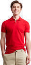 Aeropostale Men's Solid Uniform Pique Polo Shirt (8 Colors)