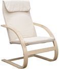 Mia Birch Bentwood Lounge Chair