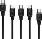 5-Pack Aukey USB 3.0 A to Type-C Sync/Charging Cables