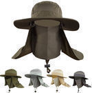 Unisex Mesh Outdoor Fishing Hat with Neck Flap