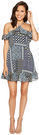 Romeo & Juliet Couture Patchwork Off-the-Shoulder Dress