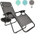 Set of 2 Zero Gravity Recliners w/ Utility Tray - 4 Colors