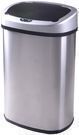 13-Gallon Touch-Free Sensor Stainless-Steel Trash Can