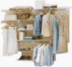 Rubbermaid Deluxe Custom Closet Organizer System Kit