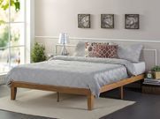 Zinus Queen Solid Wood Platform Bed Frame