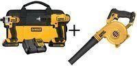 Dewalt 20-Volt 2-Tool Drill/Driver Pack + Blower