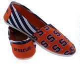 NCAA Team Logo Stripe Women's Slip On Canvas Shoes