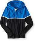 Aeropostale Mens Long Sleeve Hooded Henley Shirt